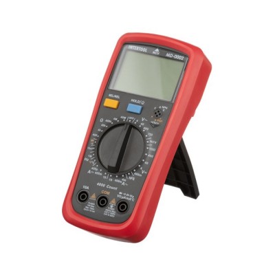 Цифровий мультиметр CAT III-600В/CAT II-1000В Intertool MD-0002