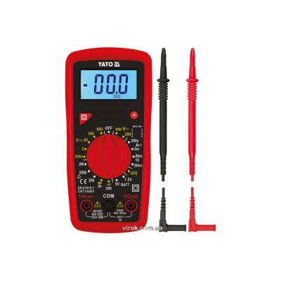 Мультиметр цифровой YATO YT-73081