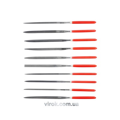 Набір надфилів YATO 160/75 х 4 мм 10 шт YT-6164