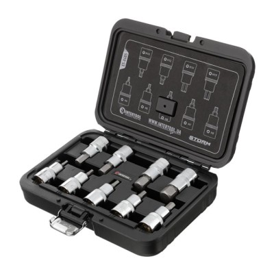Набор бит HEX 1/2" 4-17, 55мм, S2, STORM Intertool ET-8405