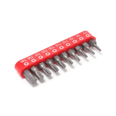 Набор бит TORX 10 предметов 1/4" (T 7,8,9,10,15,20,25,27,30,40-25мм),в блистере Forsage F-21022 Набор бит TORX 10 предметов 1/4" (T 7,8,9,10,15,20,25,27,30,40-25мм),в блистере Forsage F-21022