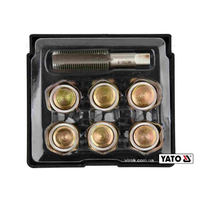 Набор для ремонта масляных пробок YATO М17 х 1.5 6 шт YT-17573