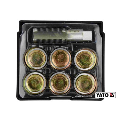 Набор для ремонта масляных пробок YATO М22 х 1.5 6 шт YT-17575