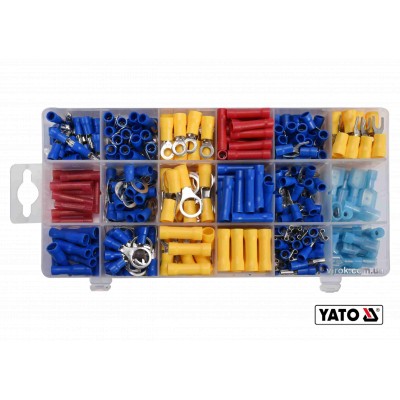 Набір електричних роз'ємів із ізоляцією YATO 360 шт YT-06890