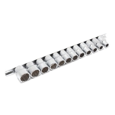 Набор головок 12 предметов 1/2" 12гр.(10-19,22,24мм), на планке Forsage F-4121-9 Набор головок 12 предметов 1/2" 12гр.(10-19,22,24мм), на планке Forsage F-4121-9