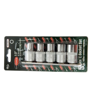Набор головок Е-профиль 5 предметов 1/2" (E12,E14,E16,E18,E20), на планке ROCKFORCE RF-4053 Набор головок Е-профиль 5 предметов 1/2" (E12,E14,E16,E18,E20), на планке ROCKFORCE RF-4053