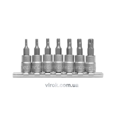 Набір торцевих головок з насадками TORX для TOYOTA і VW YATO 1/4" TS10-TS40 7 шт YT-0461