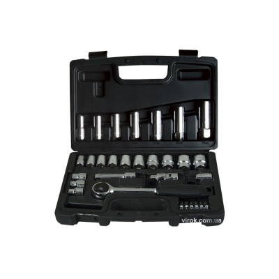 Набор головок торцевых STANLEY 3/8" 30 предметов 1-94-652 Набор головок торцевых STANLEY 3/8" 30 предметов 1-94-652