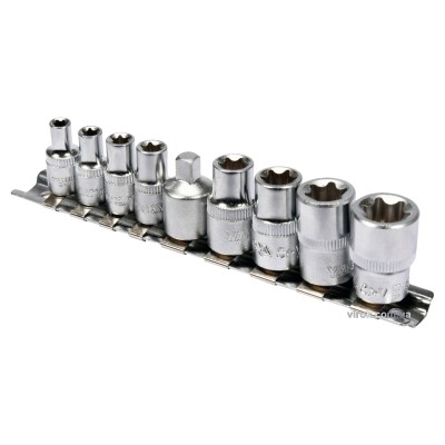Набор головок торцевых YATO Torx Е5-Е16 9 предметов YT-0520