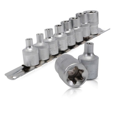 Набір головок TORX 8шт, E5-E16, 3/8 Intertool et-6015