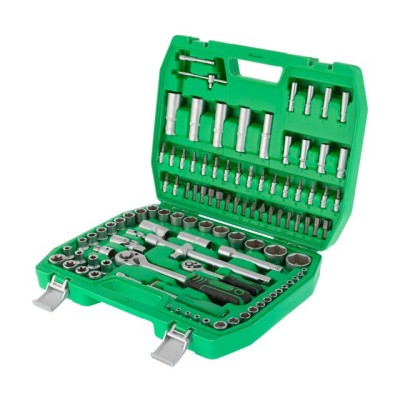 Набор инструментов 1/2" & 1/4" 108ед Intertool ET-6108SP