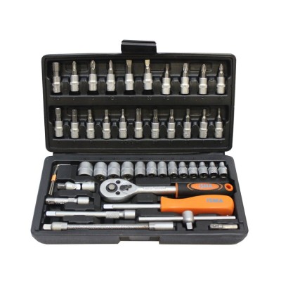Набор инструментов 46 предметов 1/4" WMC TOOLS 2462-5