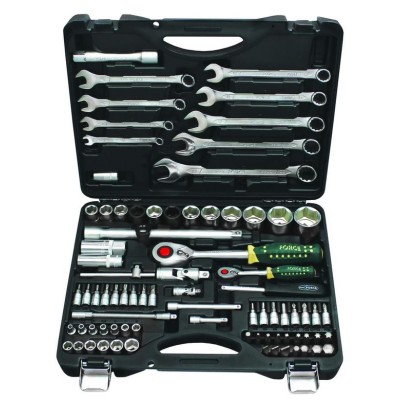 Набор инструментов 82 предмета 1/2'', 1/4'' (6гр.) (4-32мм) ROCKFORCE RF-4821-5 Набор инструментов 82 предмета 1/2'', 1/4'' (6гр.) (4-32мм) ROCKFORCE RF-4821-5