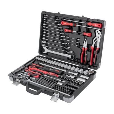 Набір професійних інструментів 1/4" & 1/2"; 119од, Cr-V Intertool ET-7119