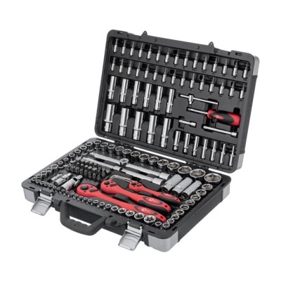 Набор инструментов профессиональный 1/4" & 3/8" & 1/2" 151ед, Cr-V Intertool ET-7151