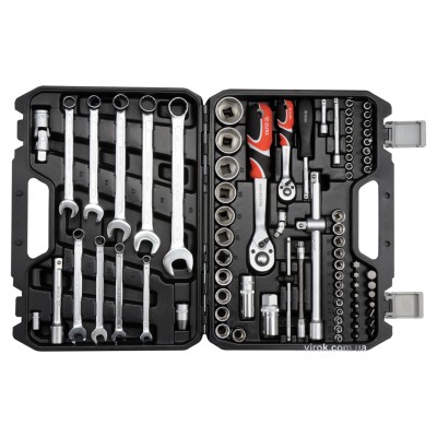 Набор инструментов YATO 1/4" 3/8" и 1/2" 82 шт YT-12691