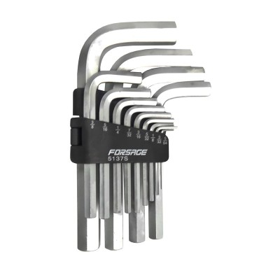 Набор ключей Г-образных 6-гранных 13 предметов(1/16", 5/64", 3/32", 1/8", 5/32", 3/16", 1/4", 5/16", 3/8", 1/2", 9/16", 5/8", 3/4")в пластиковом держателе Forsage F-5137S Набор ключей Г-образных 6-гранных 13 предметов(1/16", 5/64", 3/32", 1/8", 5/32", 3/16", 1/4", 5/16", 3/8", 1/2", 9/16", 5/8", 3/4")в пластиковом держателе Forsage F-5137S