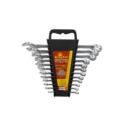Набор ключей комбинированных 12 предметов (6-14, 17, 19,22мм) в пласт. держателе KINGTUL KT-3312MP Набор ключей комбинированных 12 предметов (6-14, 17, 19,22мм) в пласт. держателе KINGTUL KT-3312MP
