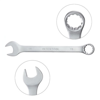 Набір ключів комбінованих 22 од. дюймових 11 од. метричних 11 од. Intertool HT-1305