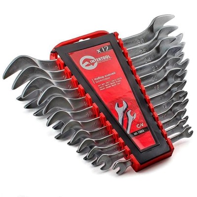 Набор ключей рожковых 12шт., 6-32мм, Cr-V Intertool HT-1003