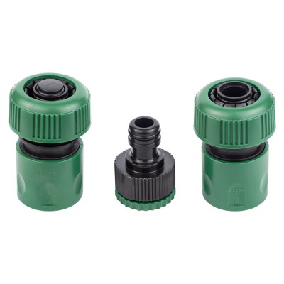 Набір конекторів 1/2" + адаптер в/р 1/2"×3/4" для шлангу 3/4" GRAD 5016165