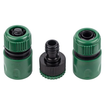 Набір конекторів1/2" + адаптер в/р 1/2"×3/4" для шланга 1/2" GRAD 5016155