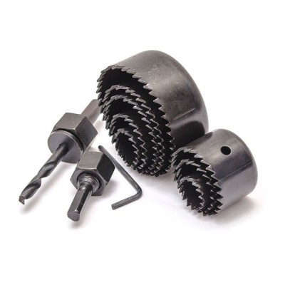 Набор корончатых сверл по дереву составной 19-64мм 11шт.(19,22,29,32,38,44,51,64мм) Intertool BT-0023