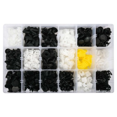 Набор креплений автомобильной обшивки HONDA YATO 18 типоразмеров 418 шт YT-06656