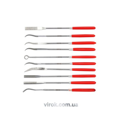 Набор надфилей алмазных YATO 140/25 х 3 мм 10 шт YT-6145