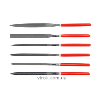 Набор надфилей YATO 180/85 х 5 мм 6 шт YT-6162