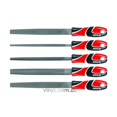 Набір напильників по металу YATO 5 шт YT-6239