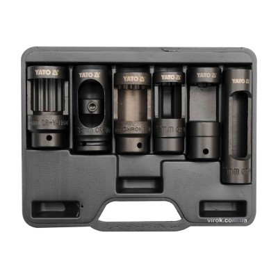 Набір насадок для форсунків у дизельний двигун YATO 1/2" 6 шт YT-0622