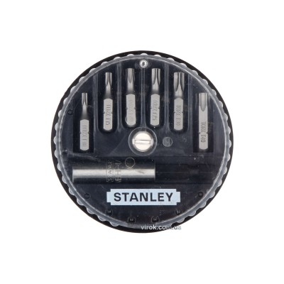 Набор насадок отверточных STANLEY с держателем 1/4" 7 шт 1-68-739 Набор насадок отверточных STANLEY с держателем 1/4" 7 шт 1-68-739