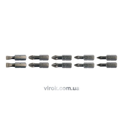 Набор насадок отверточных YATO 1/4" 25 мм 10 шт YT-04822