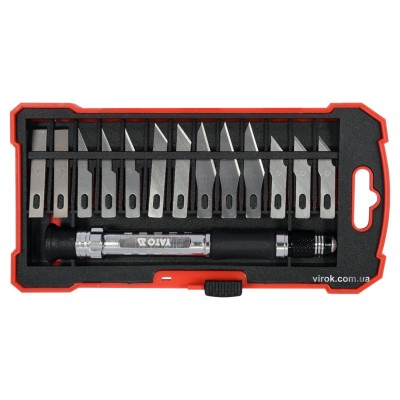 Набір ножів для точних робіт з утримувачем YATO 14 шт YT-75140