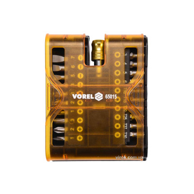 Набор отверточных насадок VOREL HEX 1/4" 21 шт 65015 Набор отверточных насадок VOREL HEX 1/4" 21 шт 65015