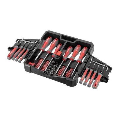 Набор отверток с комплектом насадок и головок 63 ед Intertool VT-3363