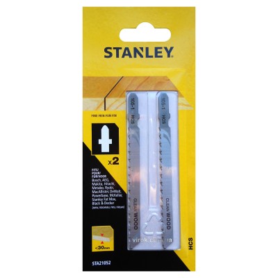 Набор пильных полотен для электролобзика STANLEY хвост Т 2 шт STA21052-XJ Набор пильных полотен для электролобзика STANLEY хвост Т 2 шт STA21052-XJ