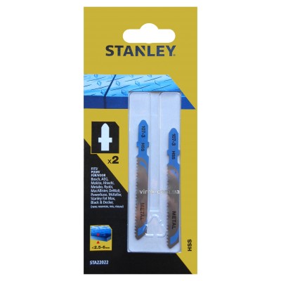 Набор пильных полотен для электролобзика STANLEY хвост Т 2 шт STA22022-XJ Набор пильных полотен для электролобзика STANLEY хвост Т 2 шт STA22022-XJ