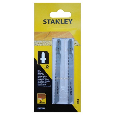 Набор пильных полотен для электролобзика STANLEY хвост Т 2 шт STA23072-XJ Набор пильных полотен для электролобзика STANLEY хвост Т 2 шт STA23072-XJ