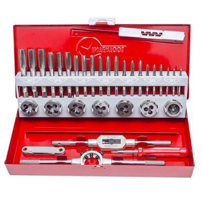 Набор плашек и метчиков 32ед Intertool SD-8032