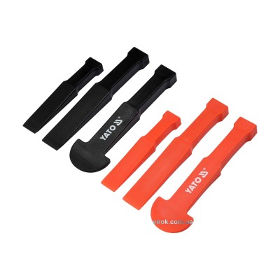 Набір пластикових зубил YATO 127 та 175 мм 6 шт YT-08477