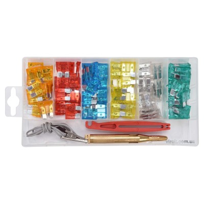 Набор предохранителей c индикатором YATO STANDARD 92 шт YT-83142