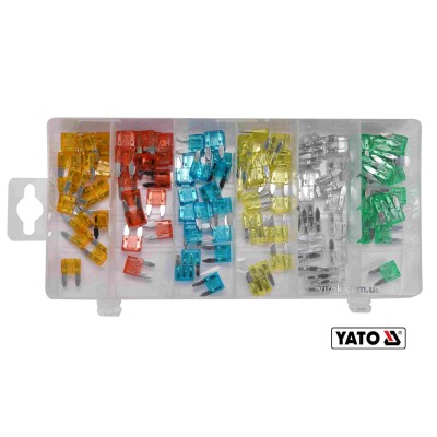 Набор предохранителей YATO MINI 120 шт YT-83146
