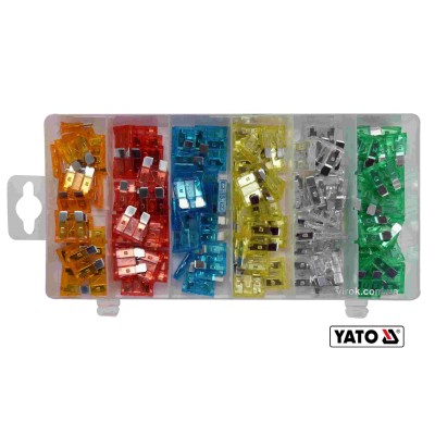 Набор предохранителей YATO STANDARD 120 шт YT-83144