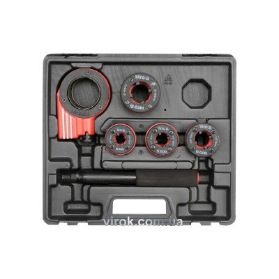 Набір різьбонарізний для труб YATO 3/8"-1/2"-3/4"-1" 5 шт YT-29001