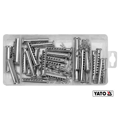 Набір шплінтів та штифтів YATO 8-13 мм 30-64 мм 56 шт YT-06874