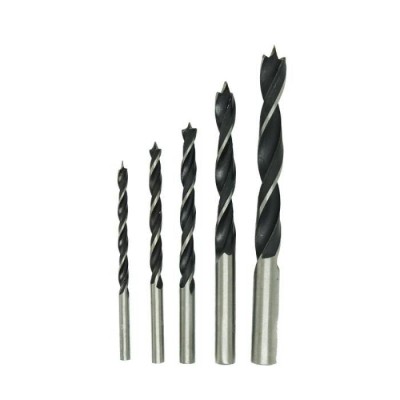 Набір спіральних свердлів по дереву 5 шт. 4-10 мм Зеніт 31105410