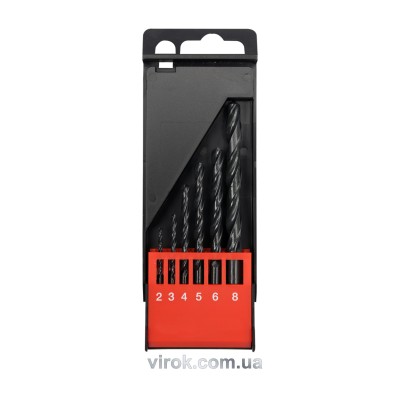 Набір свердел по металу YATO HSS 2-8 мм 6 шт YT-4460