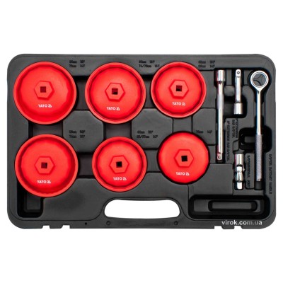 Набір ключів торцевих для масляного фільтра YATO 3/8" 15 шт YT-0595